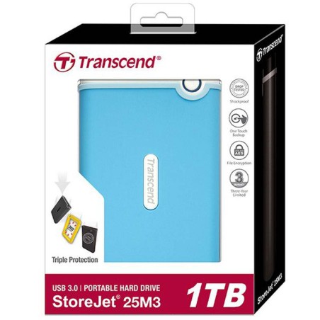 هارد اکسترنال/Transcend StoreJet 25M3 1TB